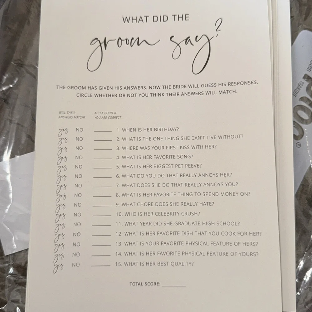 Gold and Pink Bride Crew Party Set
